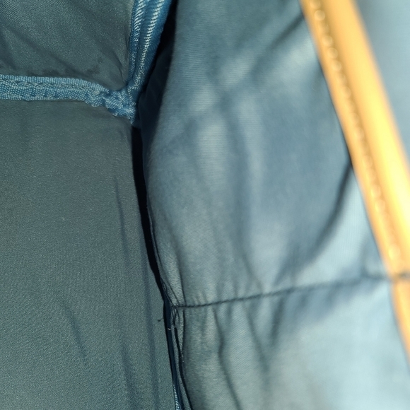 Adrienne Vittadini Blue & Natural Hayes Stripe Backpack, BNWT - Picture 13 of 13